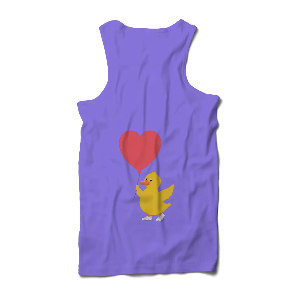 Custom T-Shirt Printing: Spread Love with Quack the Duck|peace love valentine shirt