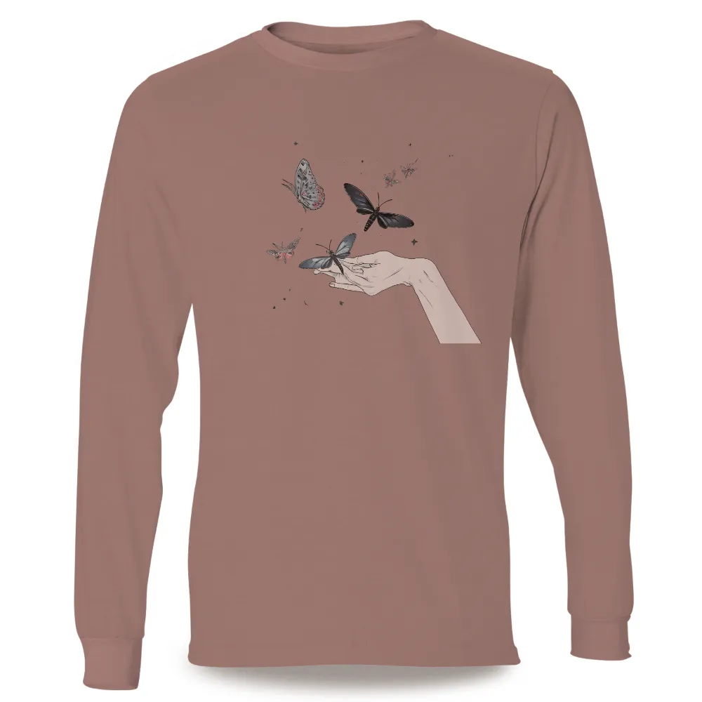 Custom Tee Shirts: Embrace Nature's Beauty with Butterflies|textile t shirt design