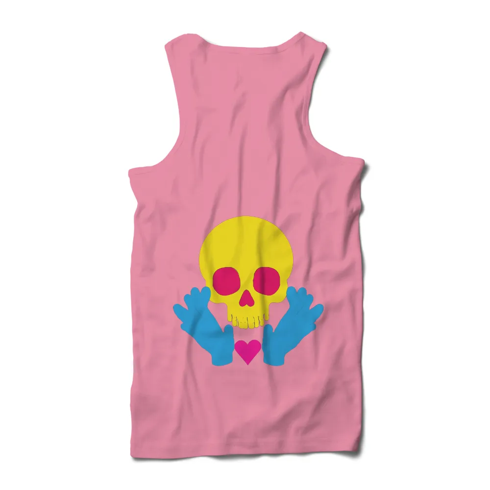 Graphic Tees: Embrace Life with Love - Skull and Heart Design|skull shirt animal crossing