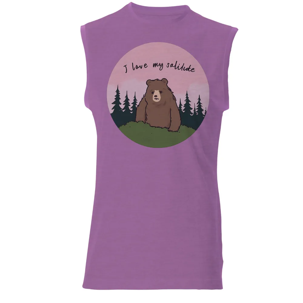 Tee Shirts Printed: I Love My Salilide - Bear in the Forest|harmony day t shirts best and less