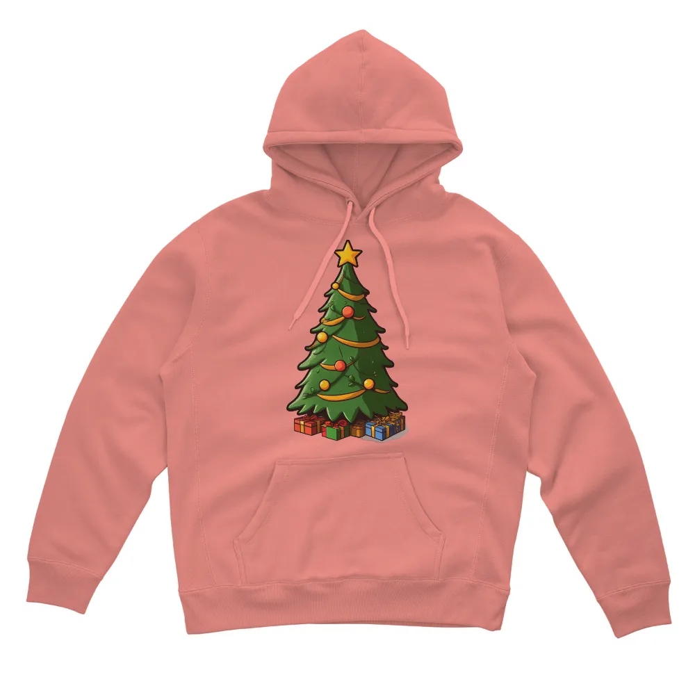 Tee Shirt Printing: Festive Christmas Tree with Gifts|oliver tree shirt hot topic