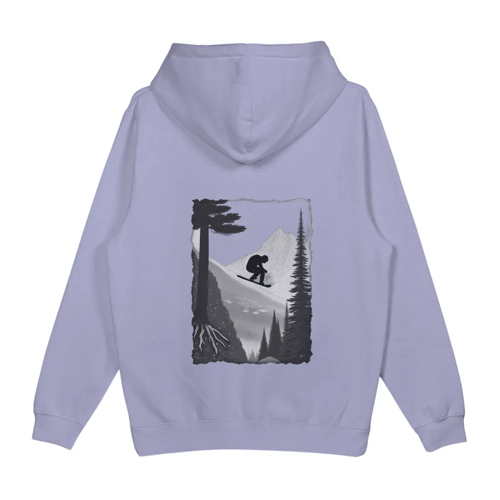 Graphic Tees: Snowboarding Adventure Under the Moonlit Sky|beer hockey guns and freedom shirt