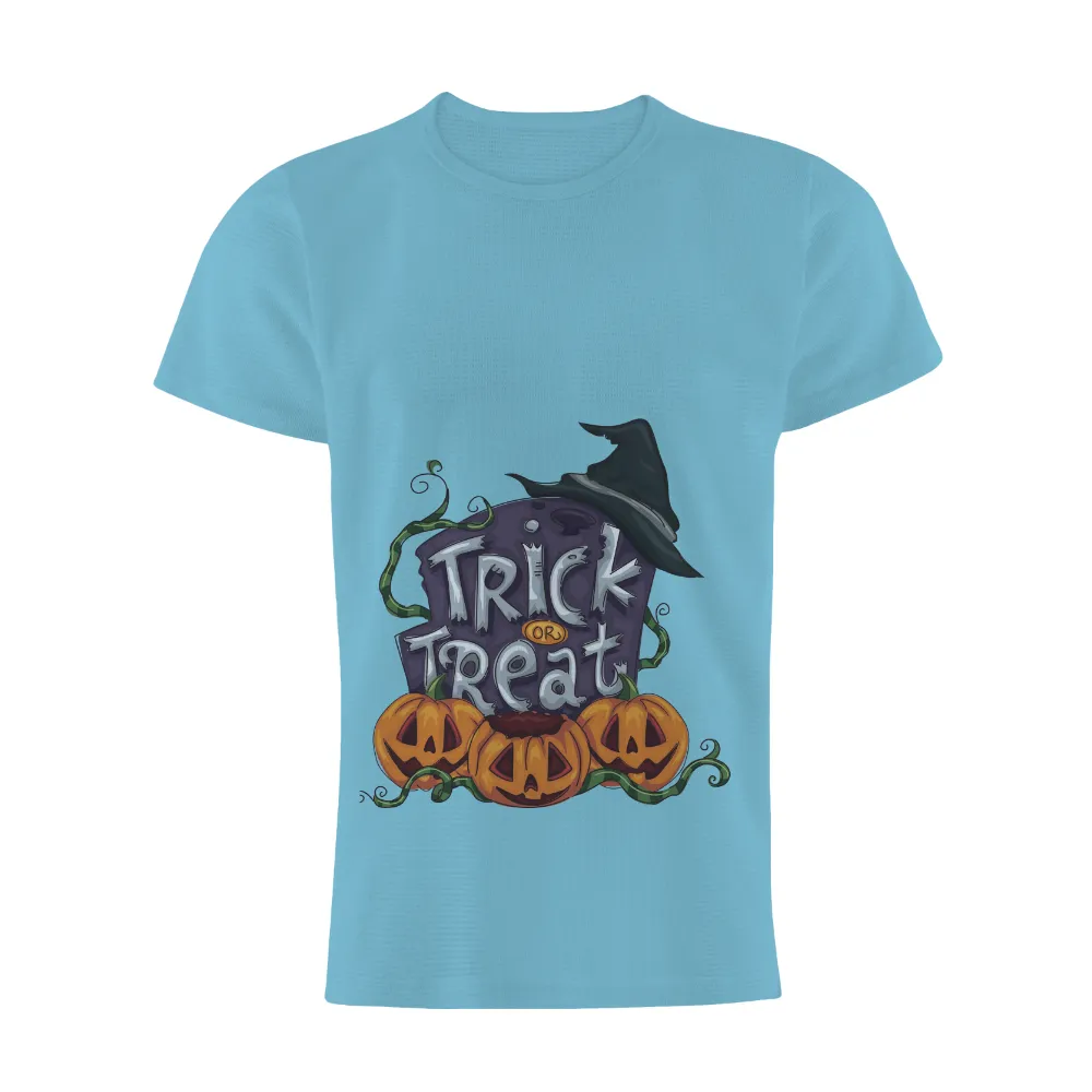 Customized Tee Shirts: Trick or Treat Halloween Design|bleach halloween shirts dollar tree