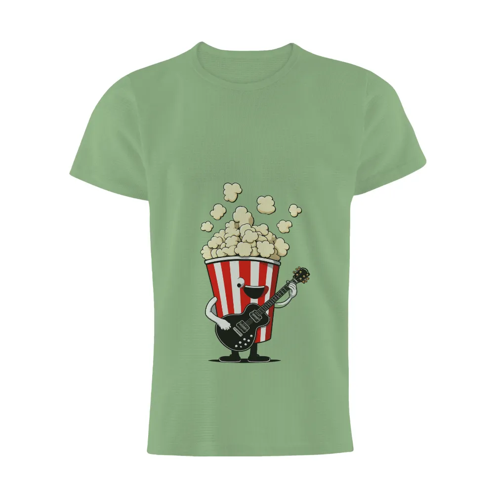 Graphic Tees: Poppy the Popcorn Bucket Playing Guitar|roxy music t shirts sale