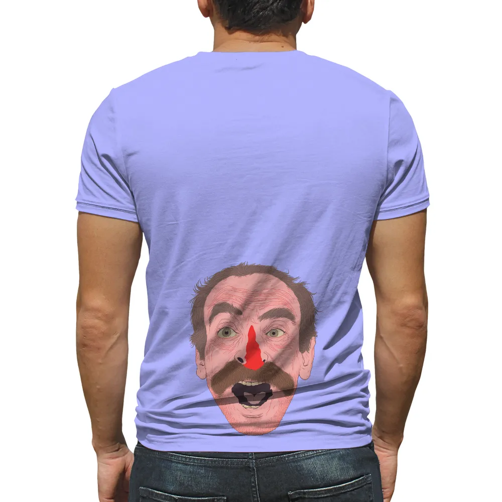 T-Shirts Custom: Whimsical Clown Caricature - Funny & Quirky Design|fun squad t shirt youtube