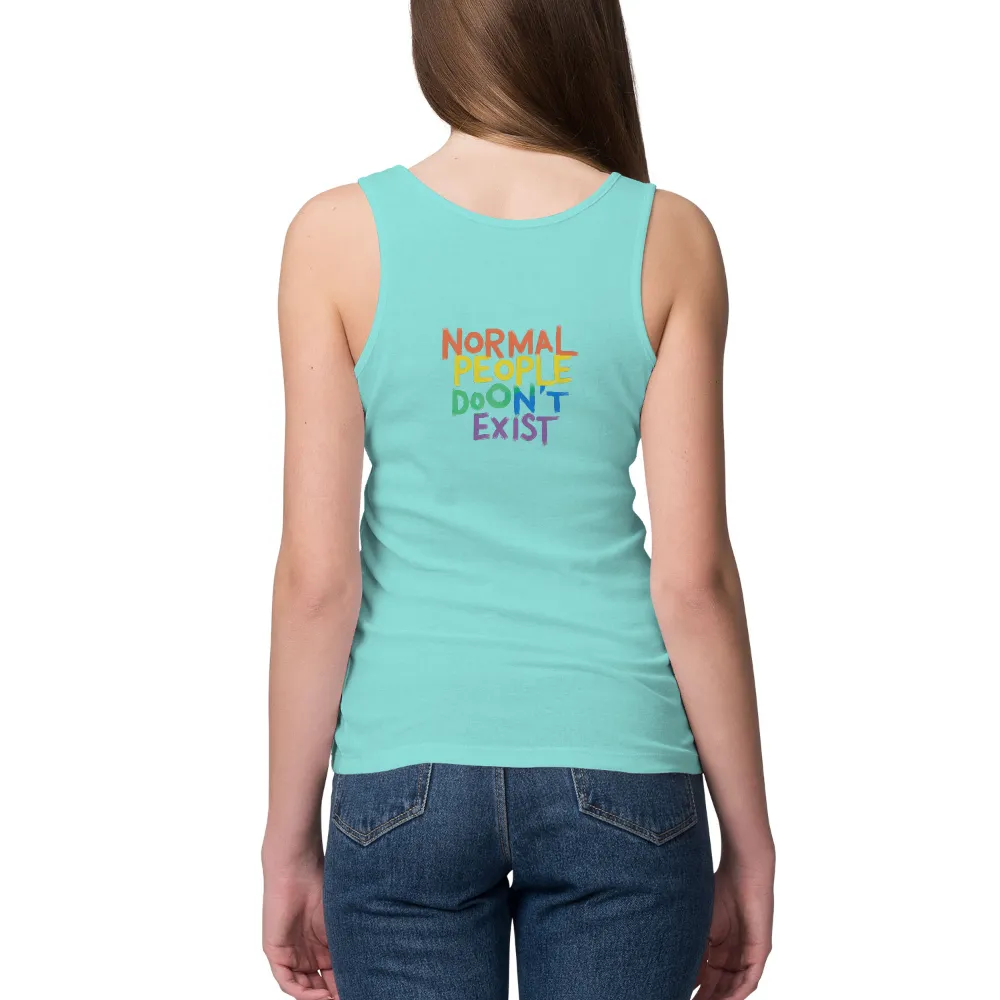 Custom Tee Shirts: Embrace Your Uniqueness with 'Normal People Don't Exist'|beer diversity t shirt