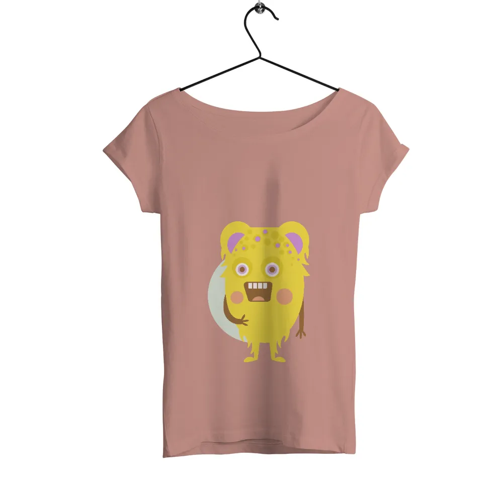 Graphic Tees: Whimsical Yellow Monster Adventure|victoria secret 49ers shirt