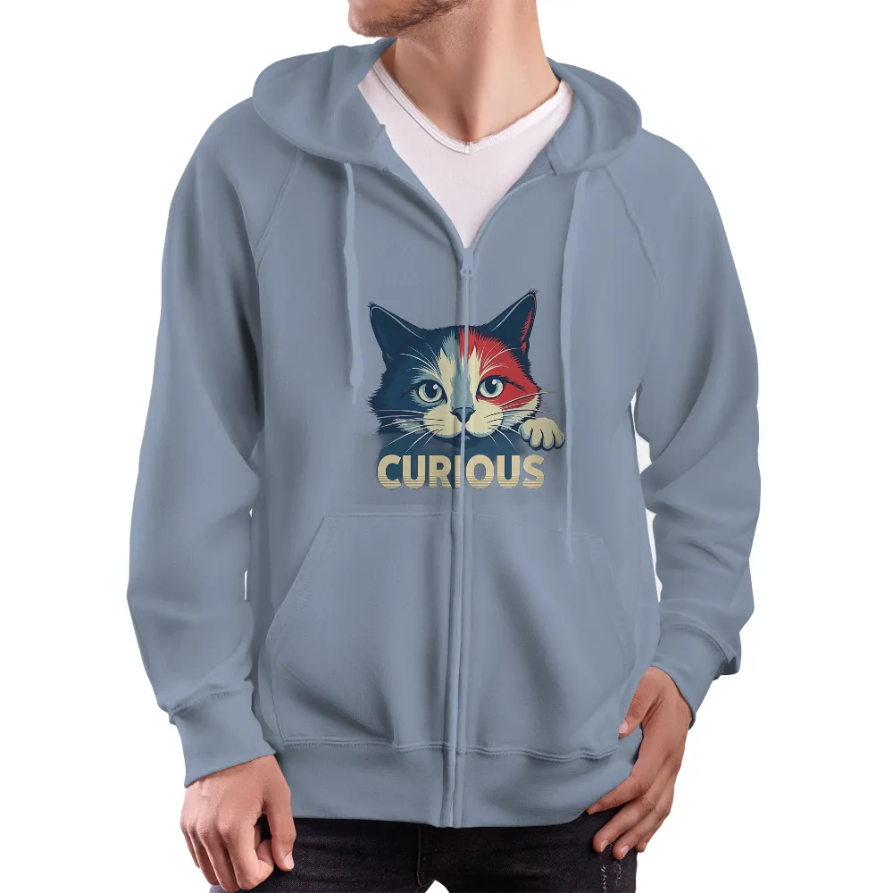 Graphic Tees: Curious Cat - Embrace Your Inner Explorer| Graphic tees