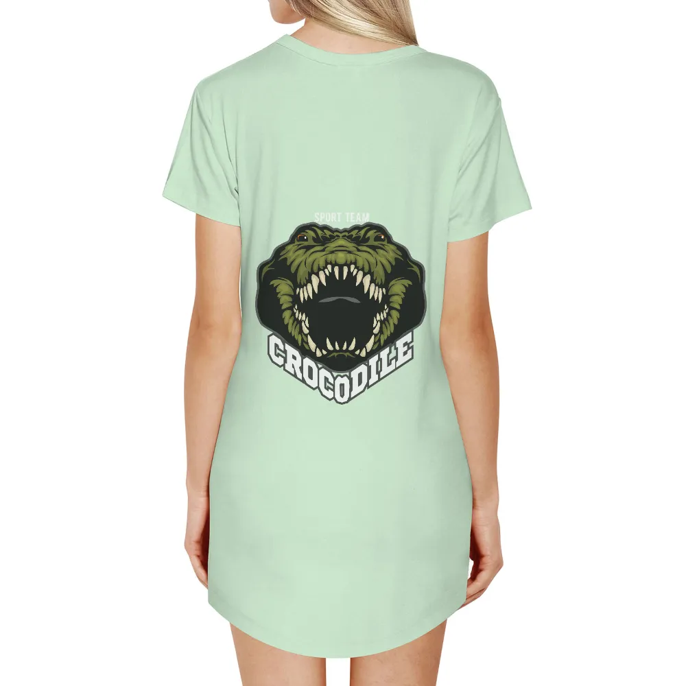 TShirt Design: Fierce Crocodile Sports Team Mascot|team robbo