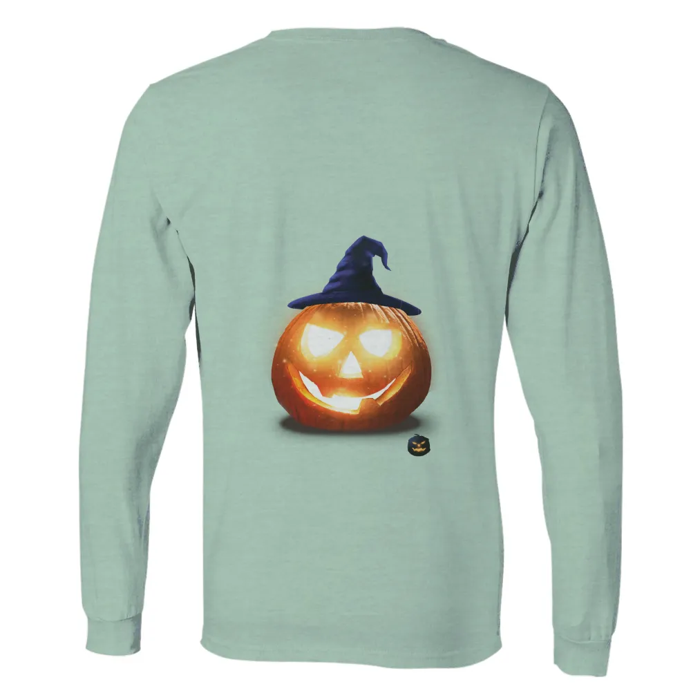 T-Shirts Design: Halloween Pumpkin with Witch Hat|ghostface button up shirt spirit halloween