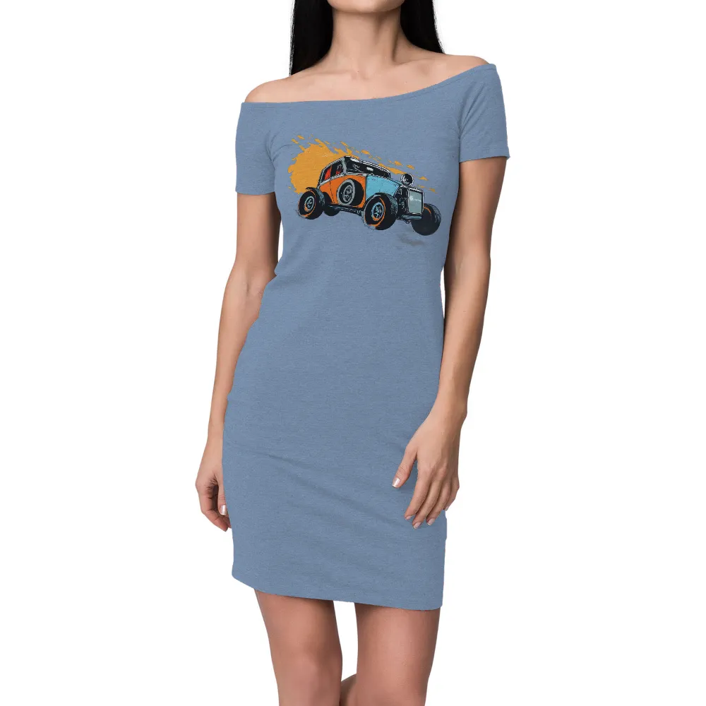 Custom T-Shirt Printing: Vintage Hot Rod Car Design|denise hot rod el camino shirt