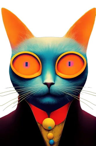 T-Shirts Design: Zephyr the Guardian Cat