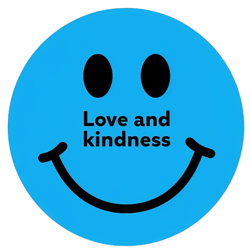 Custom Printing: Love and Kindness Smiley Face Design