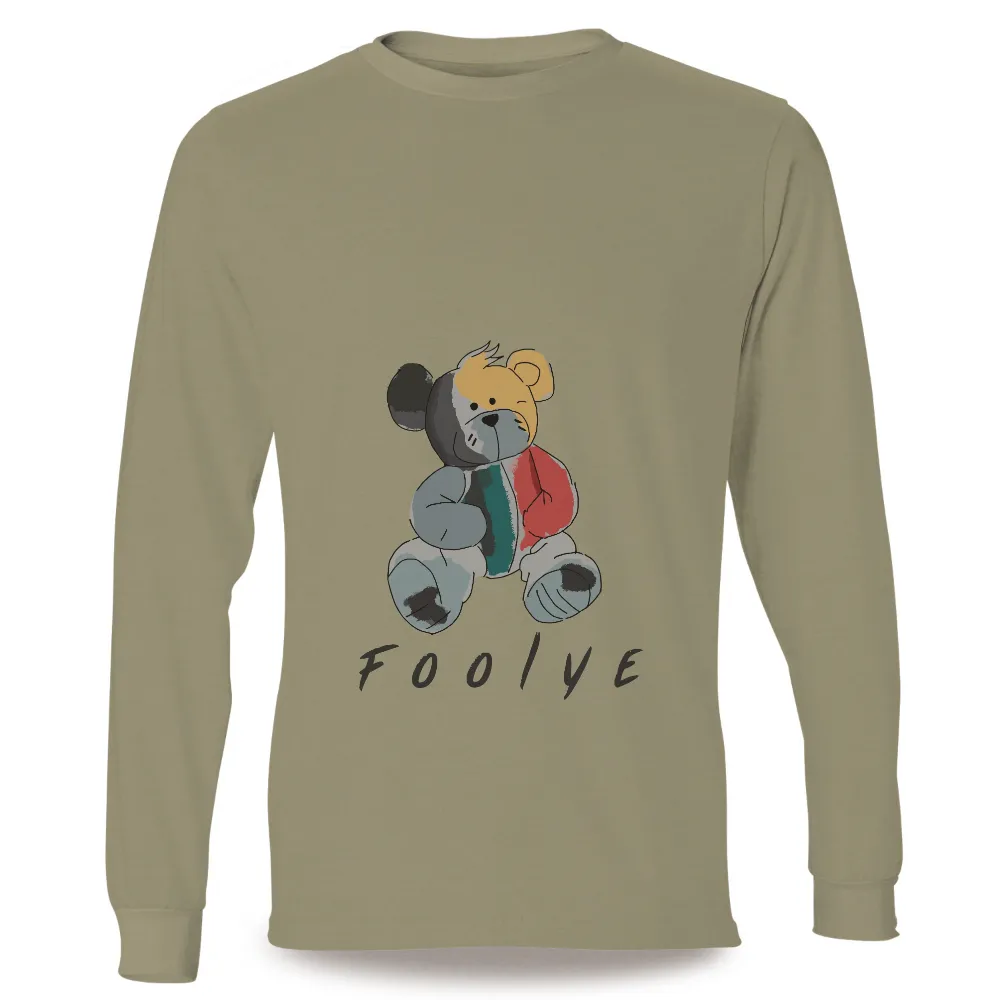 Fooly Teddy Bear: A Vintage-Inspired T-Shirt Design|midoriya vintage shirt