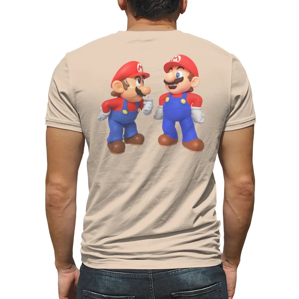 T-Shirts Design: Mario's Journey of Growth and Mentorship|summer retro surf marine life printed casual tee