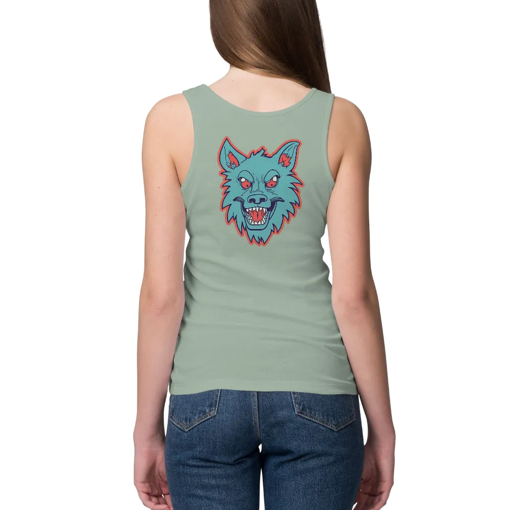 Neon Wolf TShirt Design: Embrace Your Wild Side|kanye neon shirt