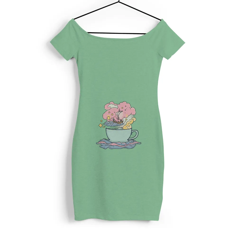 T-Shirts Pattern: Teacup Adventures - Imagination and Freedom|dallas stars elite