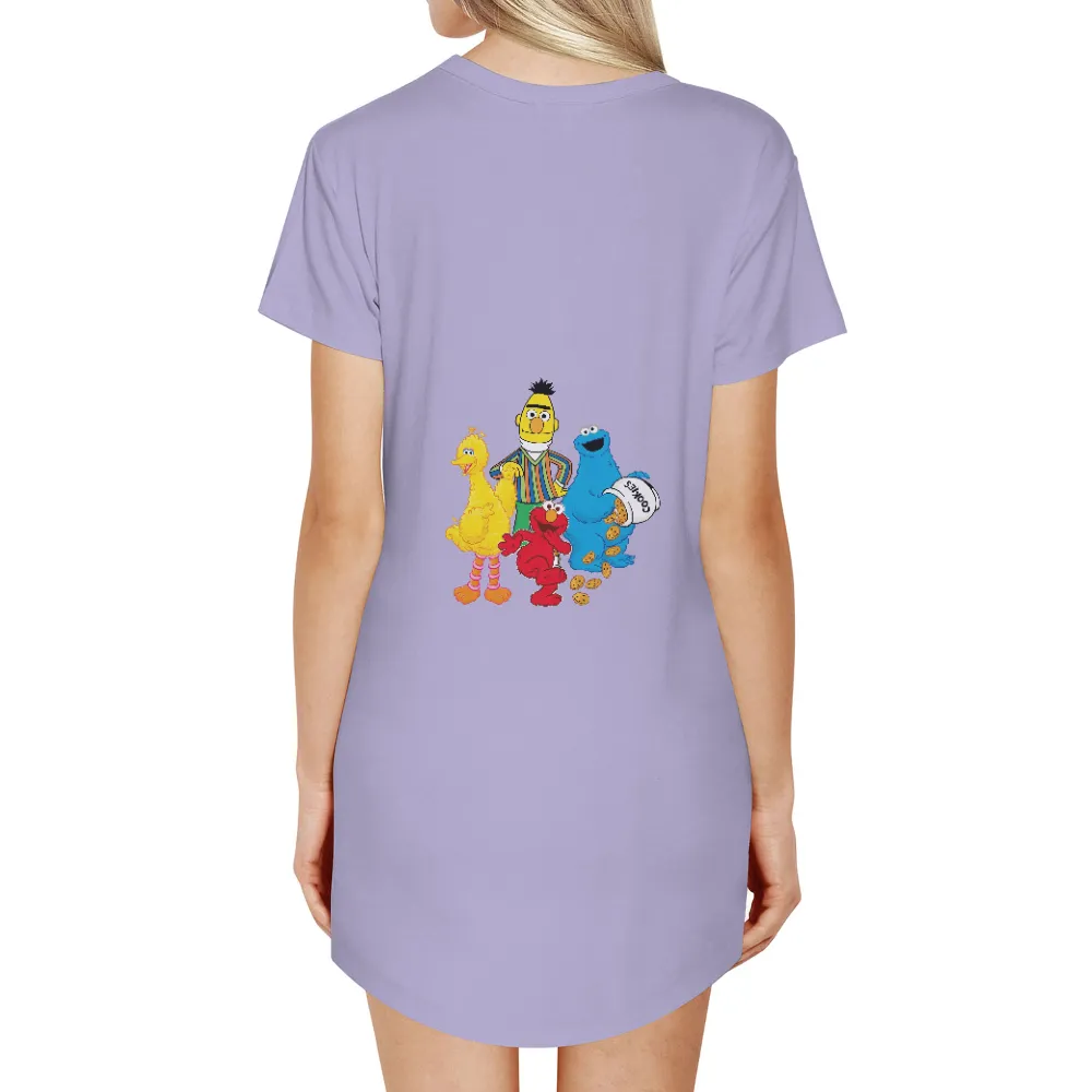 Sesame Street Characters T-Shirts Design: Spread Joy with Big Bird, Bert, Elmo, and Cookie Monster|banksy joy millward