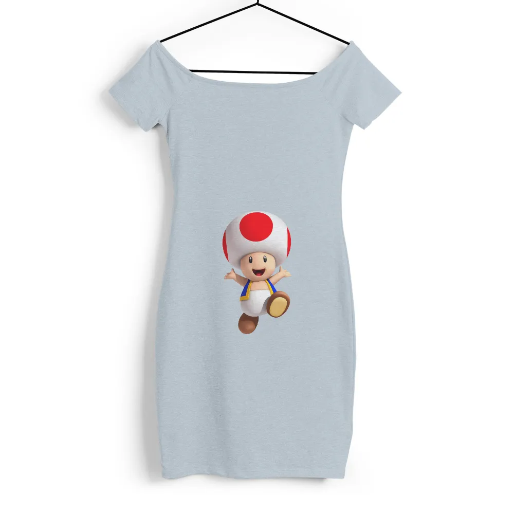 Tee Shirts Printed: Toad from Mario - Cheerful Gaming Icon|mario valentines shirt