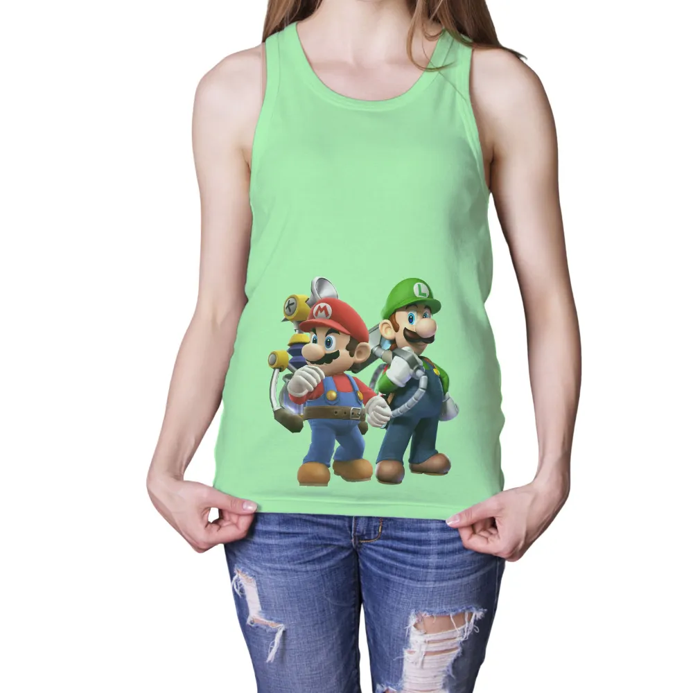 TShirt Design: Mario and Luigi's Adventure - Gaming Heroes|botw hero shirt