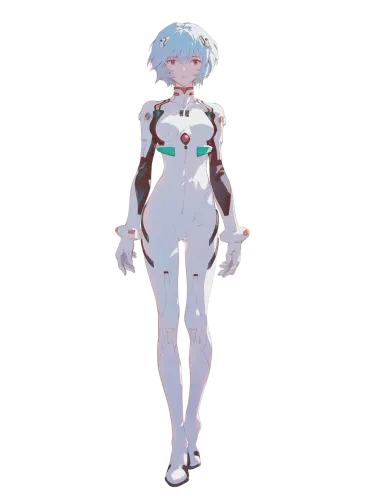 Rei Ayanami with a serene expression - rei ayanami eva unit