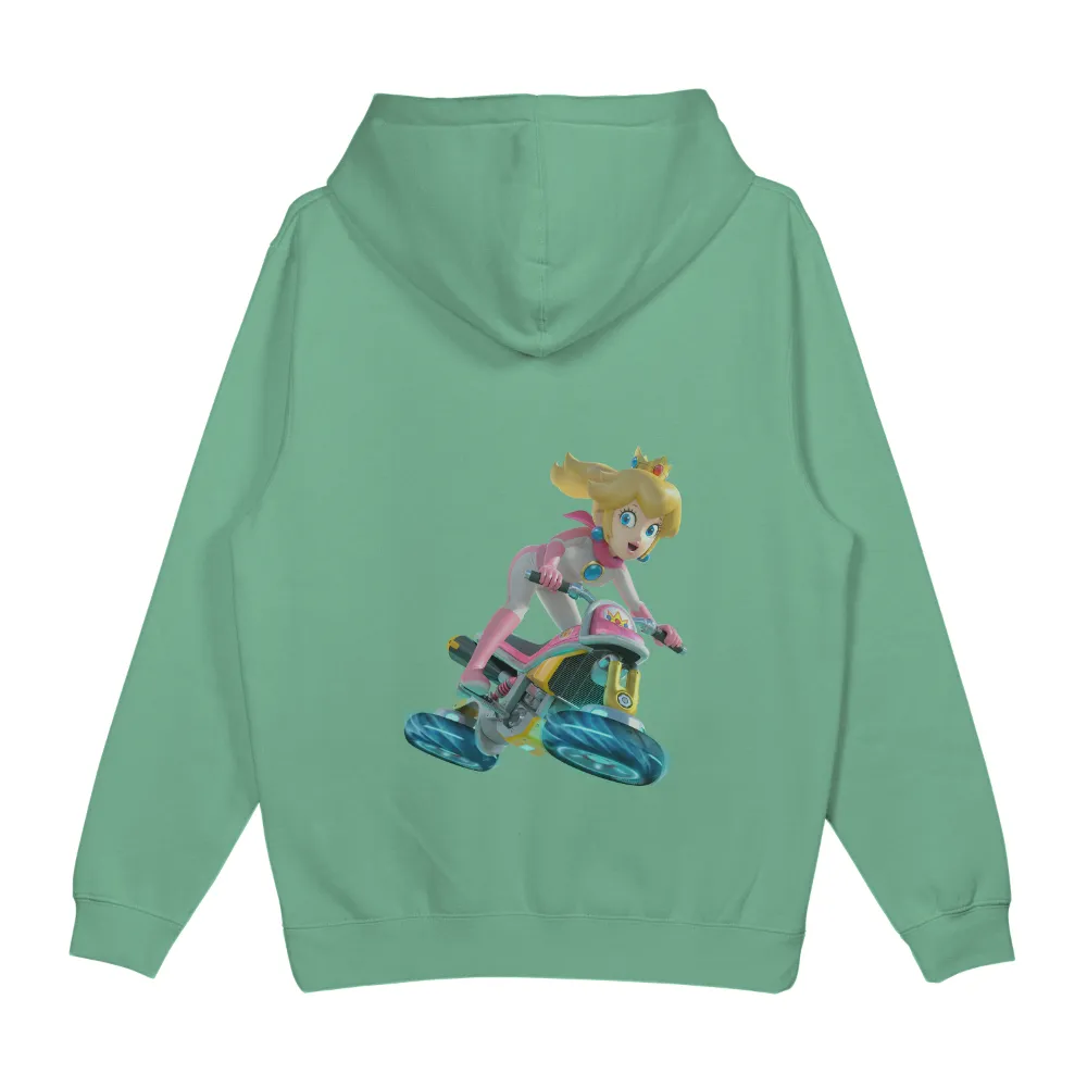 Shirts Graphic Tees: Racing Princess on Futuristic Motorcycle|you only got video game shirt