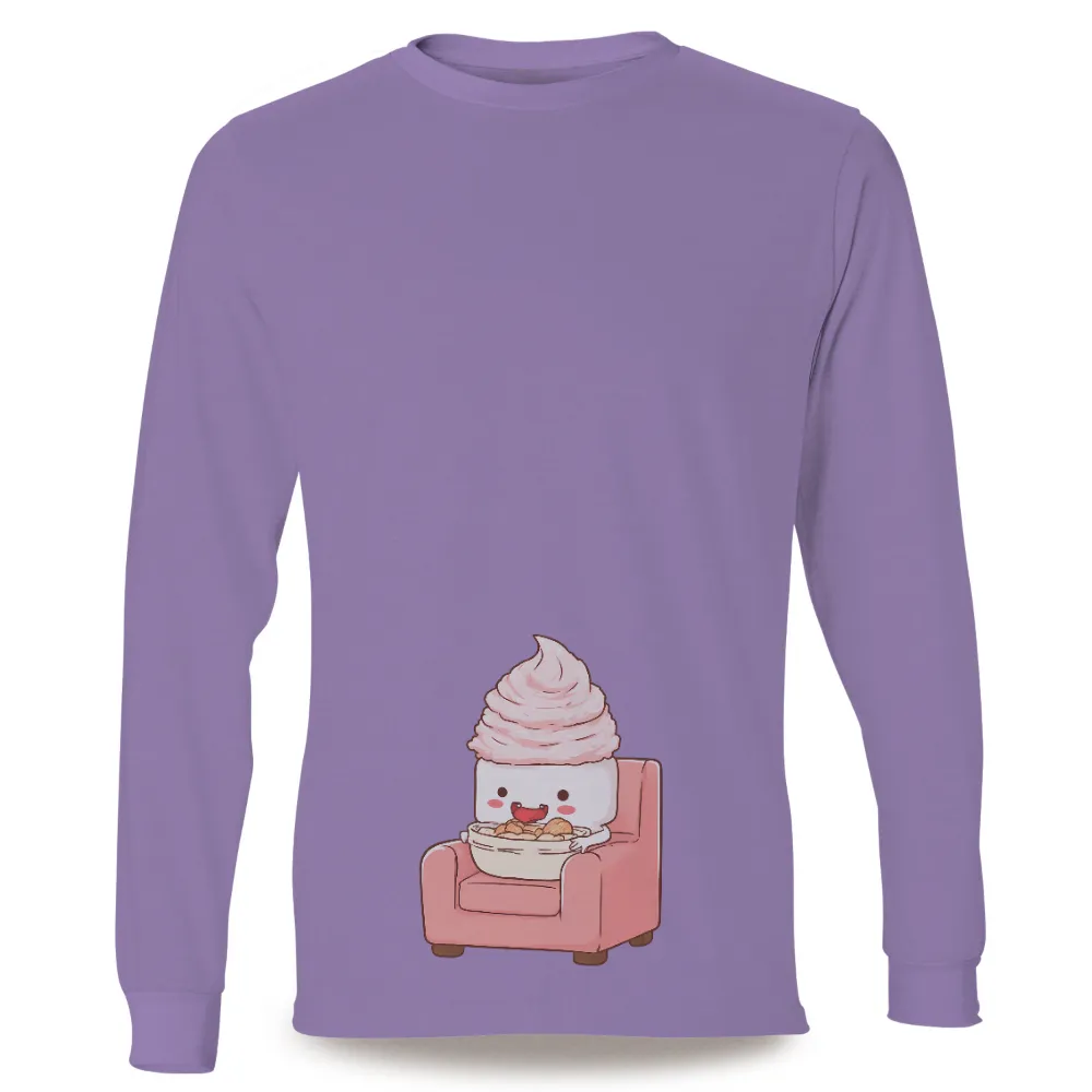 Graphic Tees: Marshmallow Bliss - Cozy and Comfortable| warm and cozy