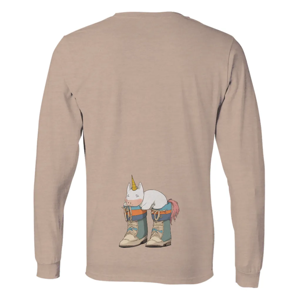 T-Shirts Design: Whimsical Unicorn in Boots - Magical Adventure|banksy joy millward