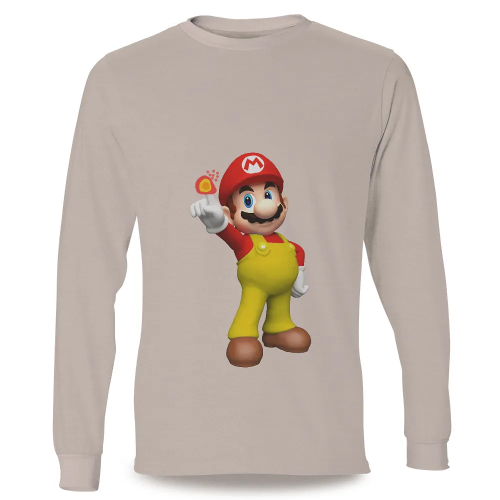 T-Shirt Printing: Mario Adventure - Video Games, Retro, Nostalgia|nostalgia t shirts online