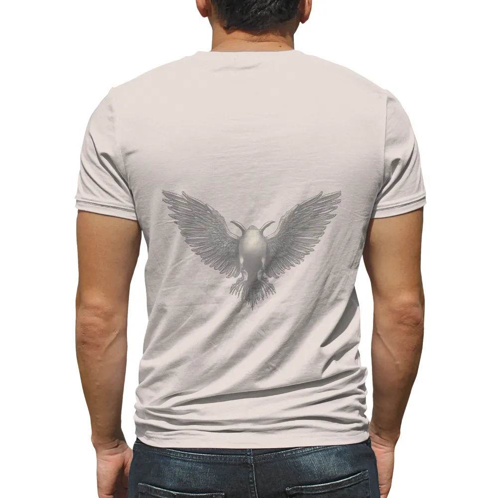 Custom Tee Shirts: Soar High with the Silver Eagle|beer hockey guns and freedom shirt