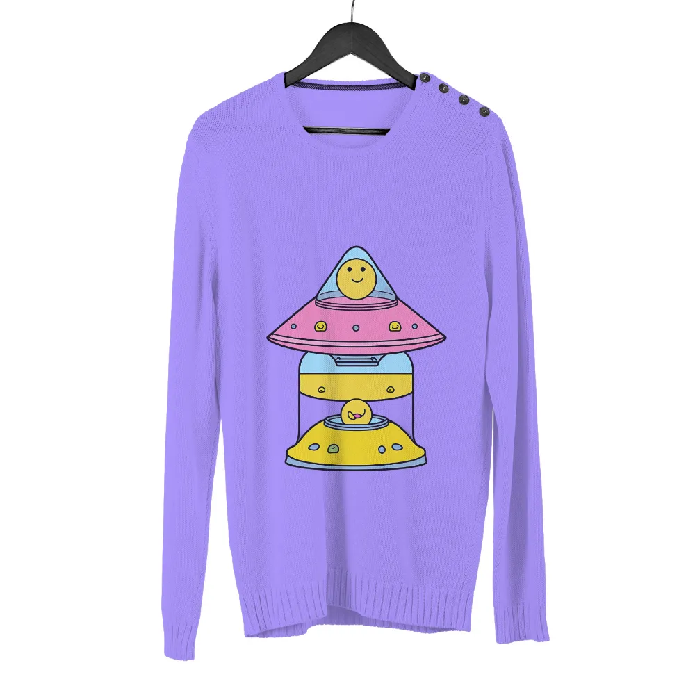 TShirt Printing: Spread Joy with Zee and Bop's Whimsical Spaceship|get in loser spaceship t shirt