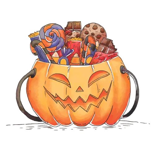 Halloween Pumpkin Bucket T-Shirt Printing: Trick or Treat Fun