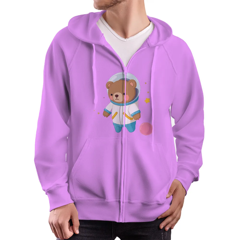 Tee Shirts Printed: Teddy Bear Astronaut - Explore Your Dreams|pink space jam t shirt