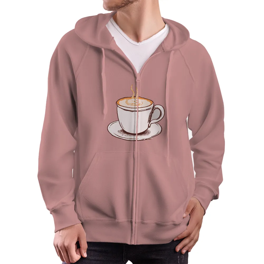 T-Shirts Custom: Embrace the Warmth of Morning Coffee|valentine coffee shirt