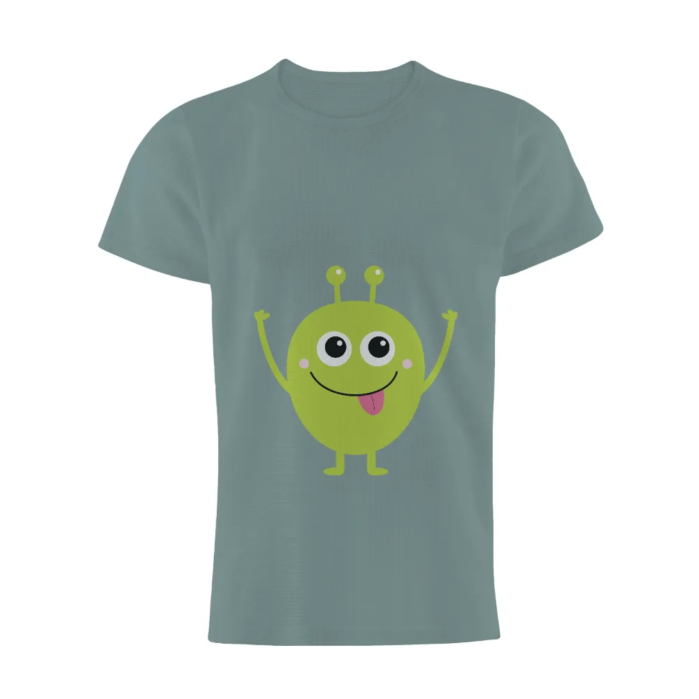 Custom T-Shirt Printing: Quirky Alien Fun|adventure time dancing with monsters shirt