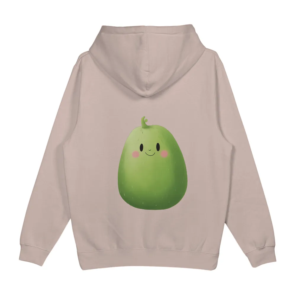 Tee Shirt Printing: Cheerful Avocado - Artistic Designs|cute bleached t shirts