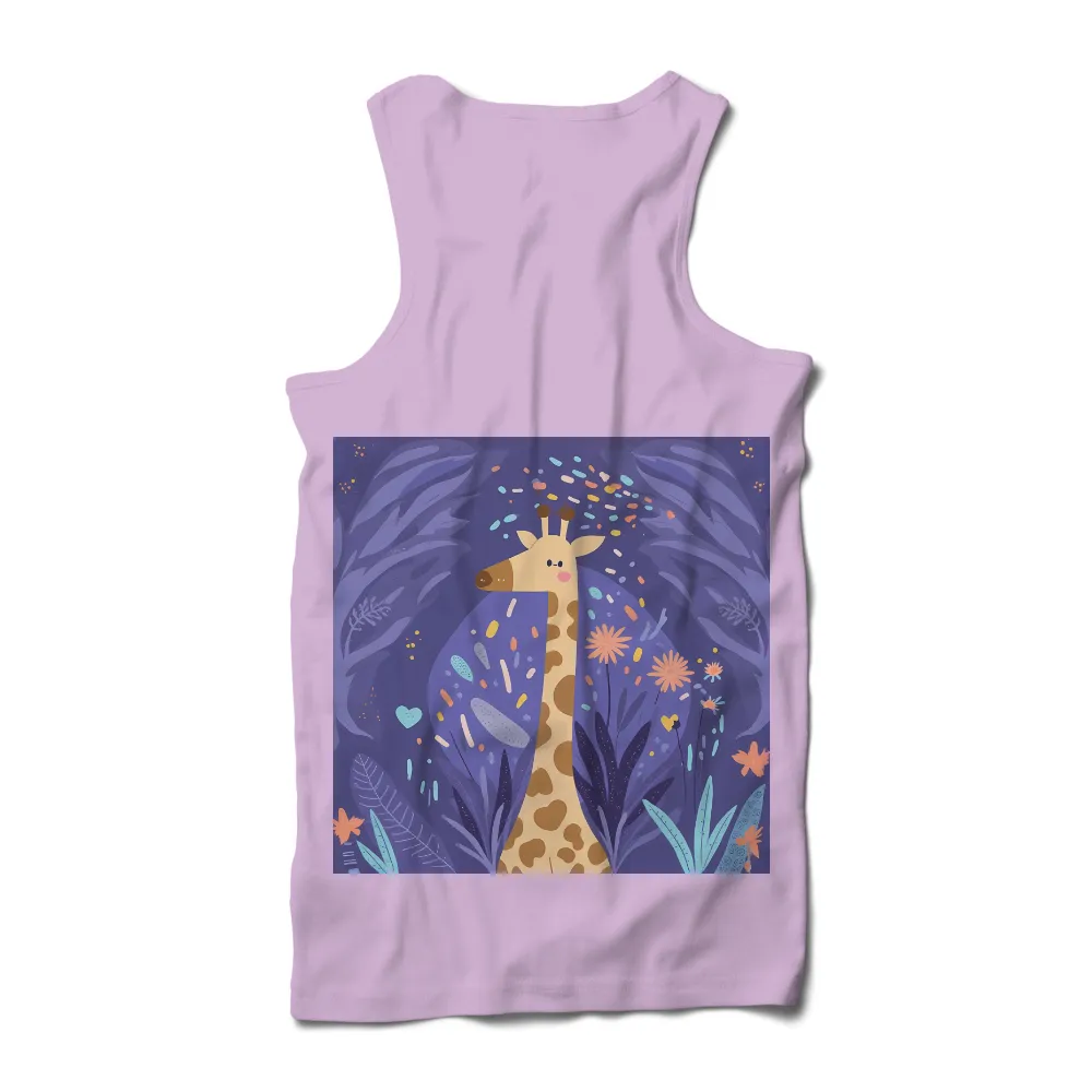 Graphic Tees: Enchanting Giraffe in a Whimsical Night|orlando magic winning streak t shirts