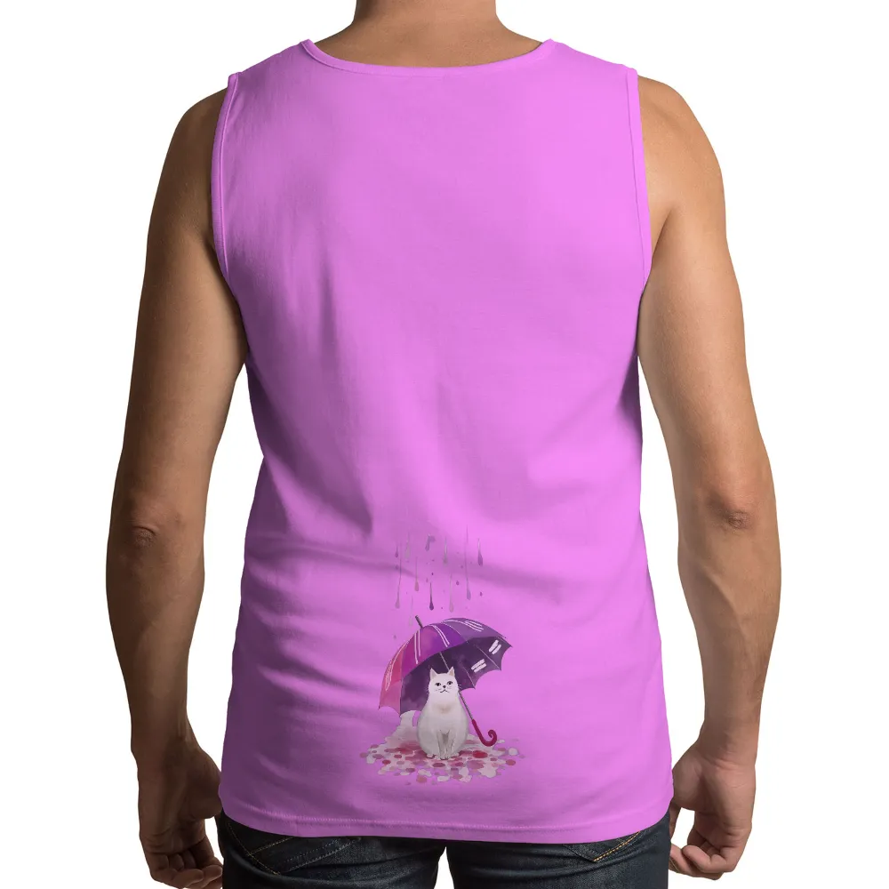 Tee Shirts Printed: Luna Under the Whimsical Umbrella|im only talking to my cat today shirt