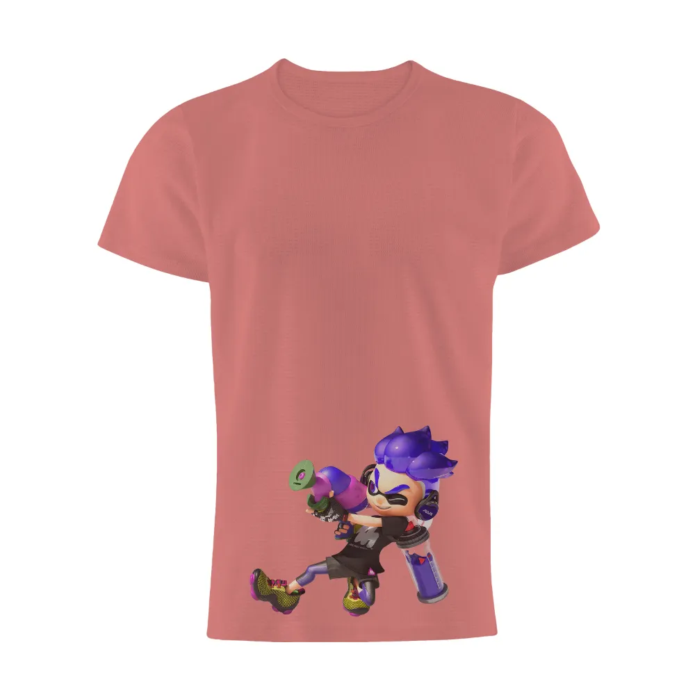 Shirts Graphic Tees: Inkling from Splatoon - Gaming Culture Tee|splatoon 2 splatfest super star t shirt