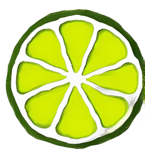 TShirt Printing: Vibrant Lime Slice - Fresh Joy