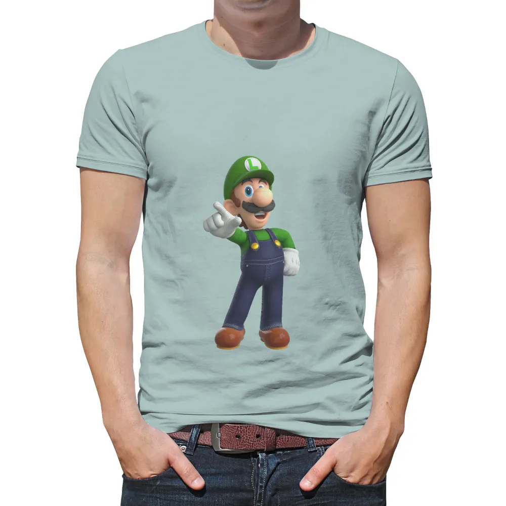 Customized Tee Shirts: Luigi's Adventure Spirit|overalls t shirt roblox