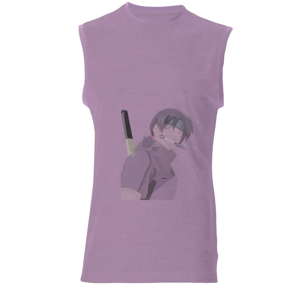 TShirt Design: Sasuke Uchiha - Powerful Ninja Silhouette|naruto shirts for youth