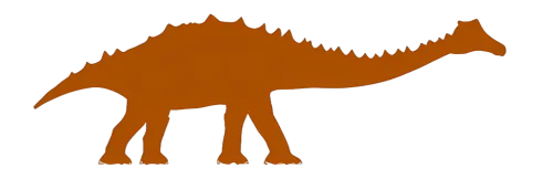 Stegosaurus Silhouette: A Blend of Vintage and Modern T-Shirt Printing