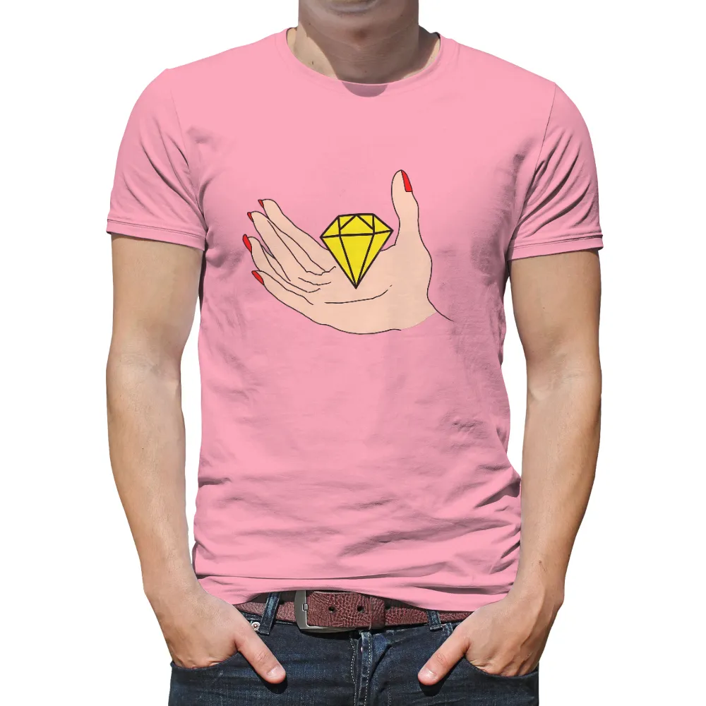 Shirts Graphic Tees: Diamond in Hand - Value and Discovery|take my hand 5sos merch