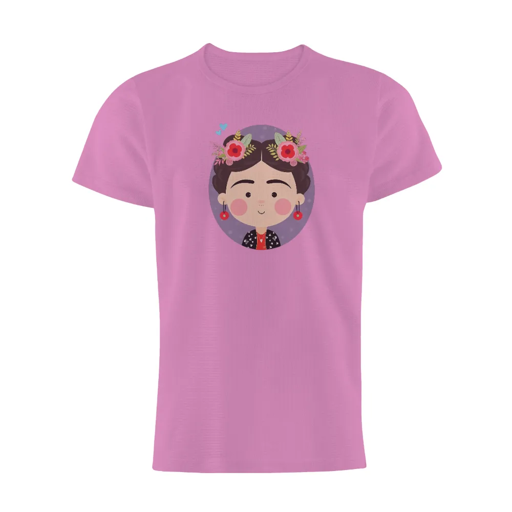 Tee Shirts Printed: Celebrate Individuality with Floral Crown Design|superman and wonder woman couple shirts