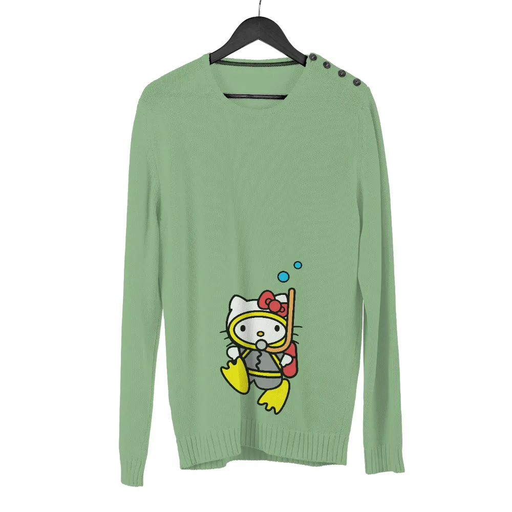 TShirt Design: Kitty's Underwater Adventure|t shirt roblox kitty