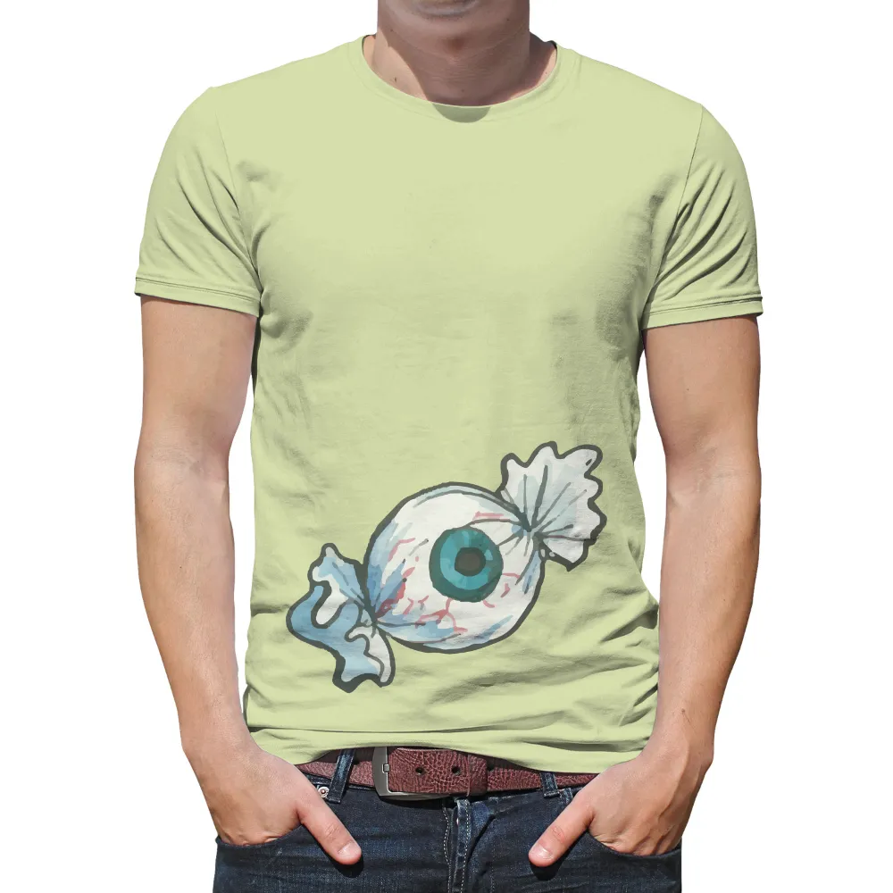 Customized Tee Shirts: Eye Candy - Artistic Design|eye graffiti