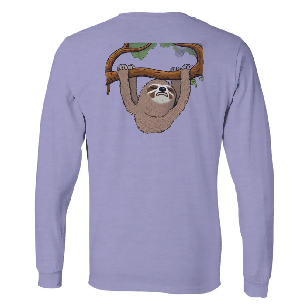 TShirt Design: Sam the Sloth - Peaceful Existence|peace love camping shirt