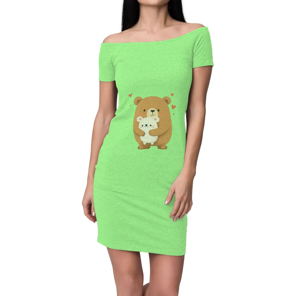 Custom Tee Shirts: Bears Embracing Love and Protection|t shirt roblox i love