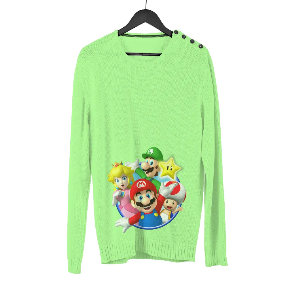 Customized Tee Shirts: Embark on an Adventure with Mario and Friends|nhl hockey games tonight